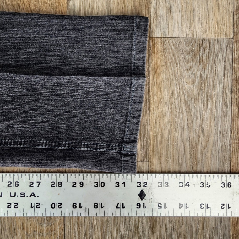 Geiger Jeans Women's Black Denim Straight Leg Pants Made in Austria Size 38 US 8 - Picture 8 of 13